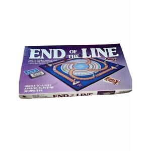 VINTAGE HOYLE END OF THE LINE BOARD GAME COMPLETE 1985